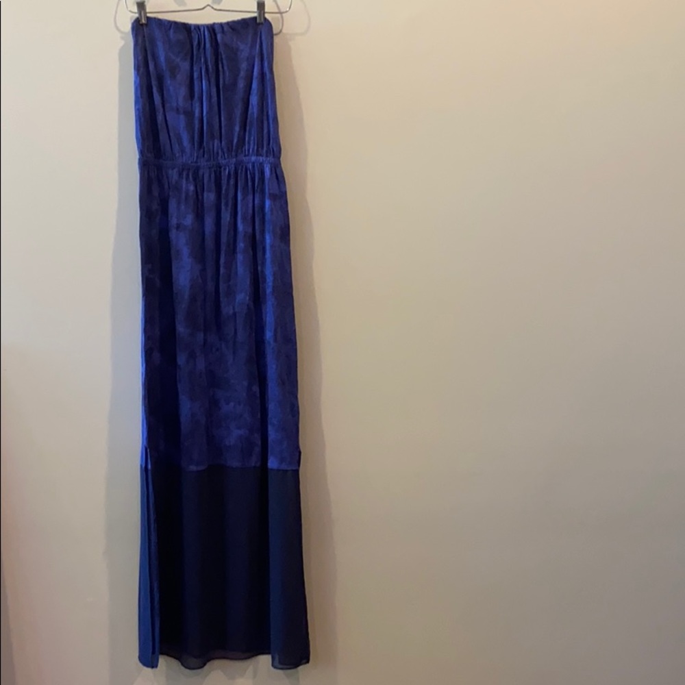 Strapless maxi dress